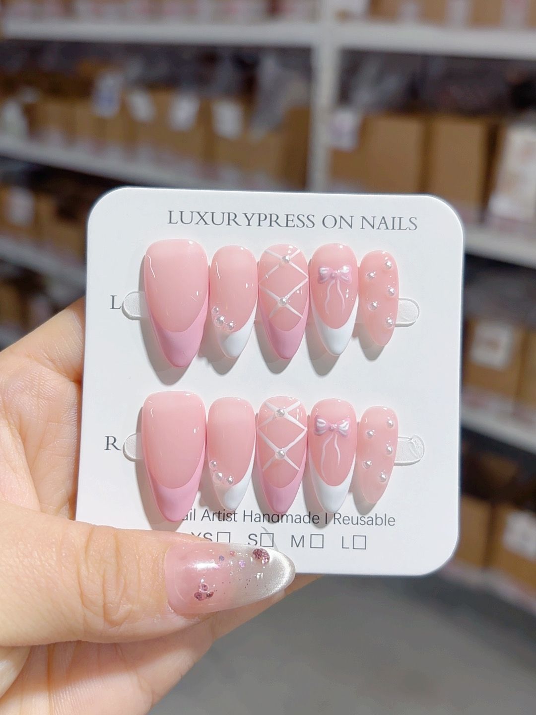 Women's Fashion Hand-painted Handmade Wear Manicure