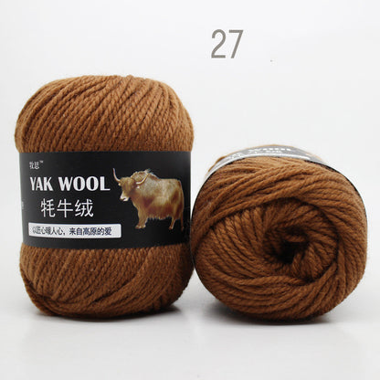 Cow Wool Yarn Scarf Thread Hat 245 Stick Needle Hand-knitted Medium Thick Coat