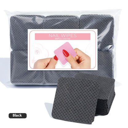 Portable Home Solid Color Magic Nail Polish Removing Tissue