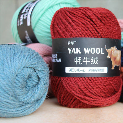 Cow Wool Yarn Scarf Thread Hat 245 Stick Needle Hand-knitted Medium Thick Coat