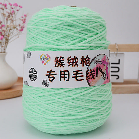 Tufting Special Wool Pagoda Tube Long-staple Cotton Wool Handmade Diy Carpet Shaft Yarn