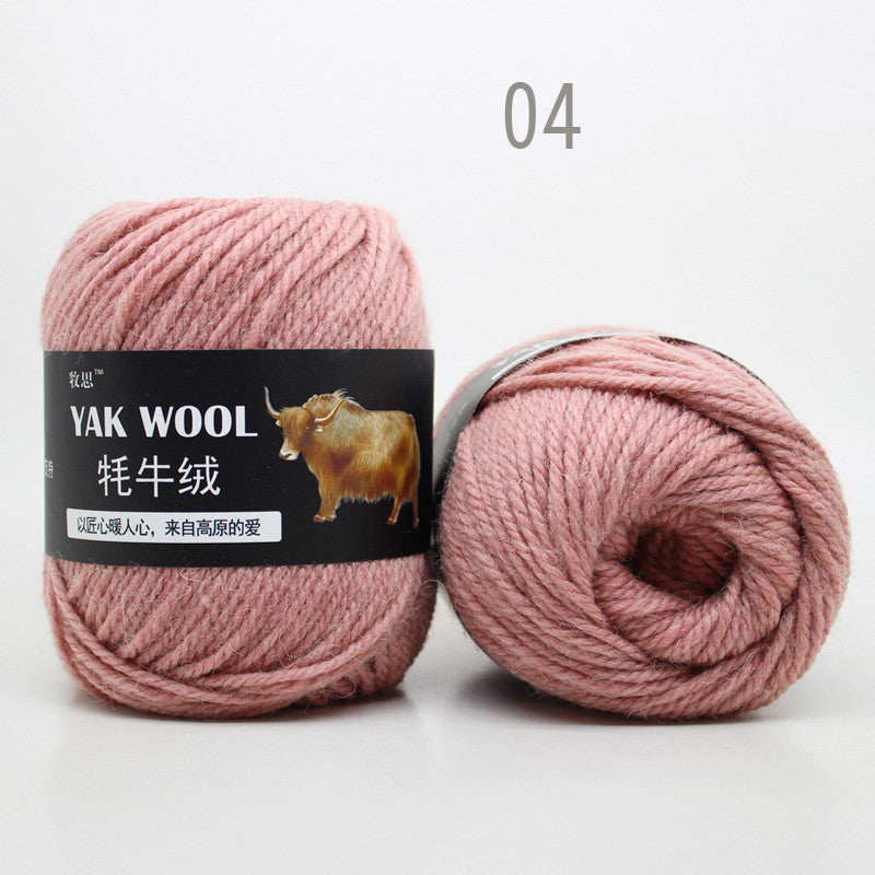 Cow Wool Yarn Scarf Thread Hat 245 Stick Needle Hand-knitted Medium Thick Coat