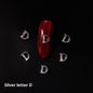 26 Letter Alloy Nail Ornament Nail Crystal