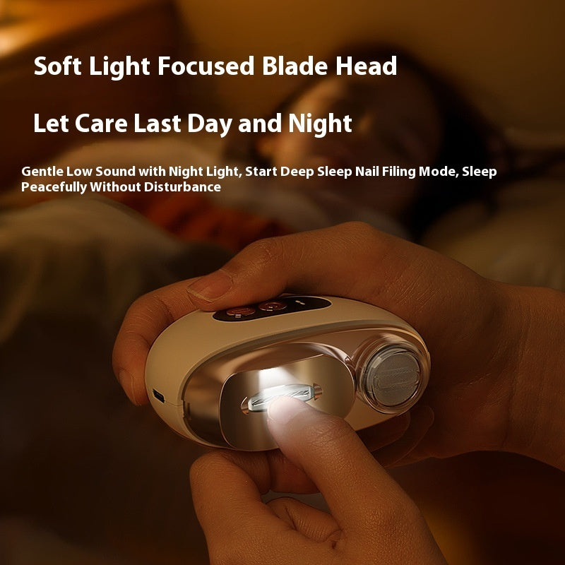 Electric Nail Clippers Rechargeable Household Anti-pinch Cutting And Grinding