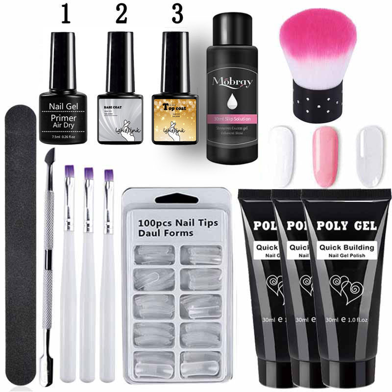 Crystal Extended Glue Suit Manicure Set Suit Tools