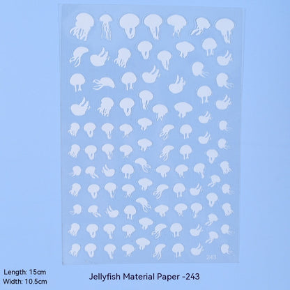 More Than Crystal Glue Flowers Material Stickers