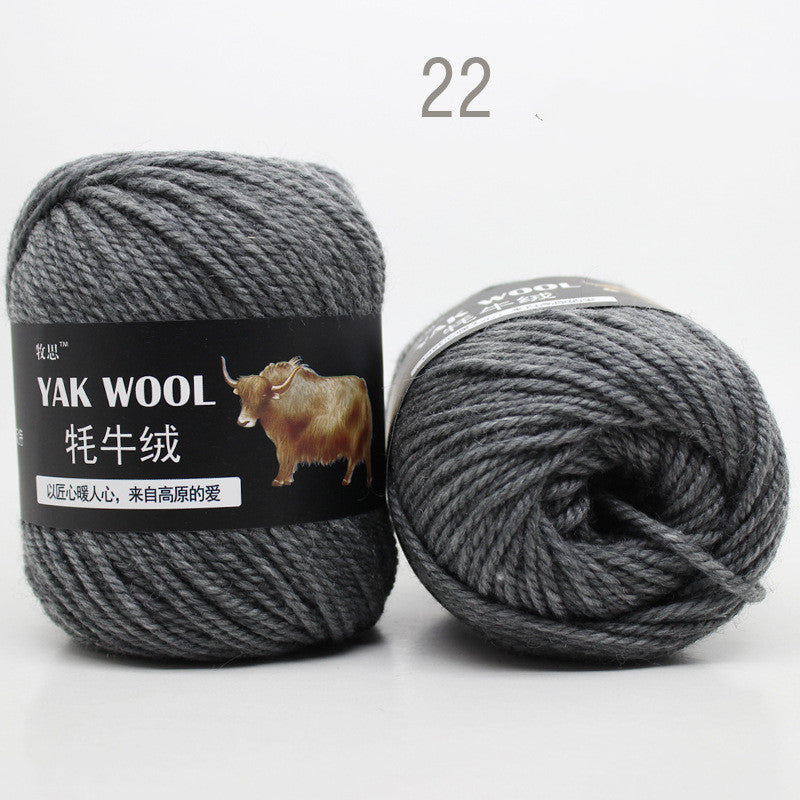 Cow Wool Yarn Scarf Thread Hat 245 Stick Needle Hand-knitted Medium Thick Coat