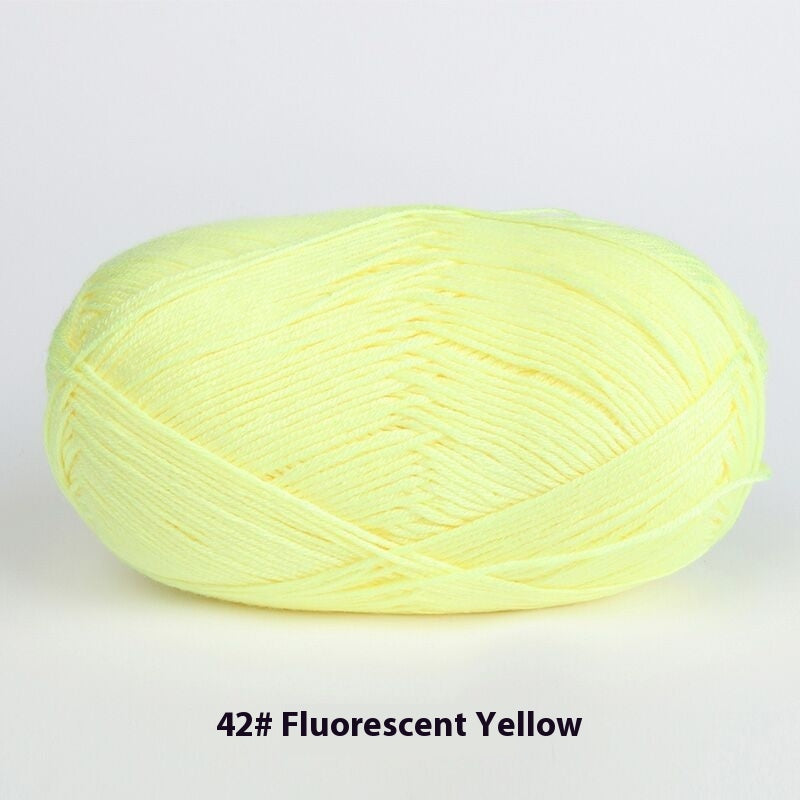 Tencel Bamboo Cotton Wool Ball Bamboo Charcoal Baby And Infant Children Crochet Fine Yarn