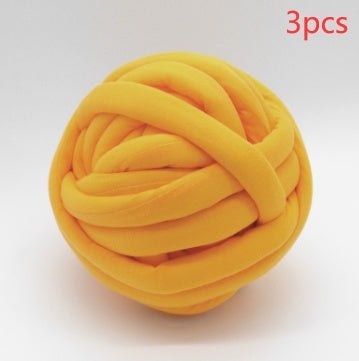 Super Thick Chunky Yarn Cotton Tube Yarn Merino Wool