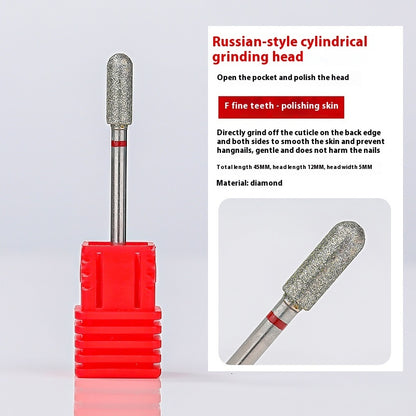 Pre-dismounting Polishing Head Set Of Diamond Sand For Manicure