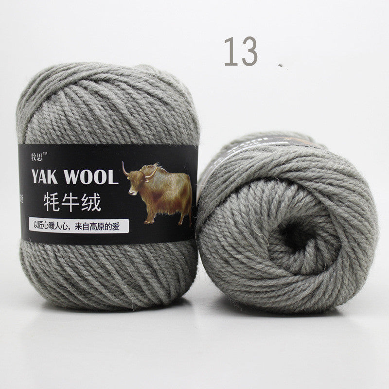 Cow Wool Yarn Scarf Thread Hat 245 Stick Needle Hand-knitted Medium Thick Coat