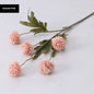 5 Autumn Dandelion Fake Flower Decoration Artificial Flowers