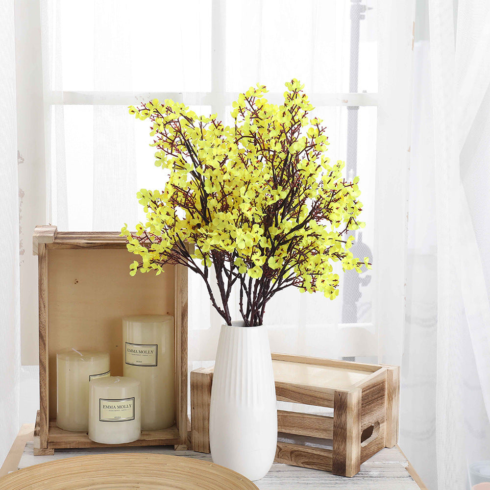 Single Plum Blossom Starry Sky Home Decoration Simulation Plastic Flowers