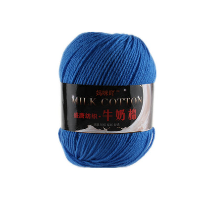 3-Strand Milk Cotton Wool DIY Doll Sweater Scarf Hat Cotton Yarn