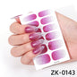 Internet Celebrity Gradient Onion Powder Little Nail Stickers