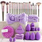 40-Piece Makeup Tool Set With Beauty Blender Soft Sponge Puffs