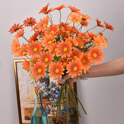 Home Decoration 5 Heads New York Aster Artificial Flowers