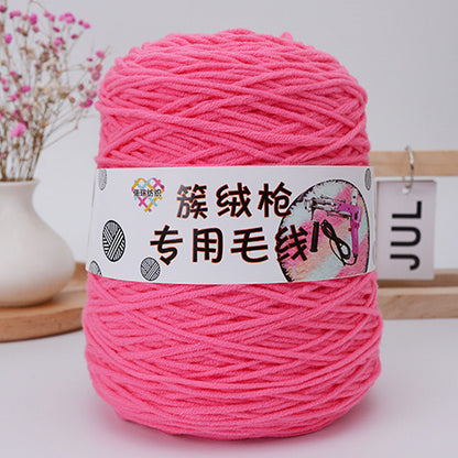 Tufting Special Wool Pagoda Tube Long-staple Cotton Wool Handmade Diy Carpet Shaft Yarn