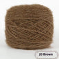 3 Two Groups Of Squirrel-velvet Yarn Hand-knitted Medium Thickness Hat Scarf Coat Waistcoat Cushion Plush Wool 150g
