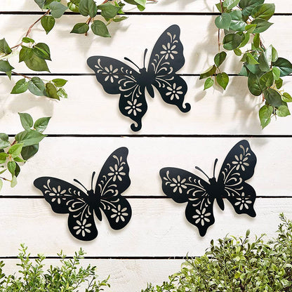 Metal Butterfly Wall Art Decoration Living Room