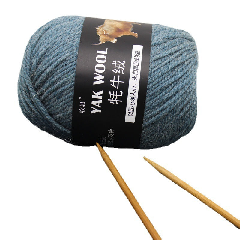 Cow Wool Yarn Scarf Thread Hat 245 Stick Needle Hand-knitted Medium Thick Coat