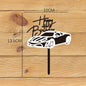 Motorcycle Car Birthday Cake Insertion Party Decoration