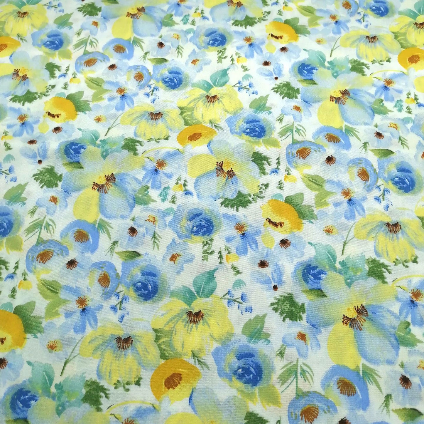 Cotton Twill Printed Cloth DIY Handmade Patchwork Floral Cloth Cotton Bedding Fabric