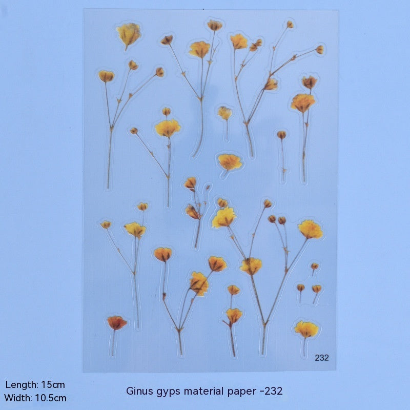 More Than Crystal Glue Flowers Material Stickers