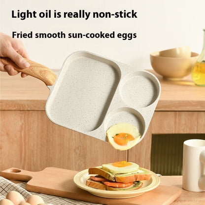 Non-stick Pan Medical Stone Plus-sized Egg Frying Pan