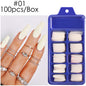 Blue Box Full Paste Wear Long Ballet Nail Plate
