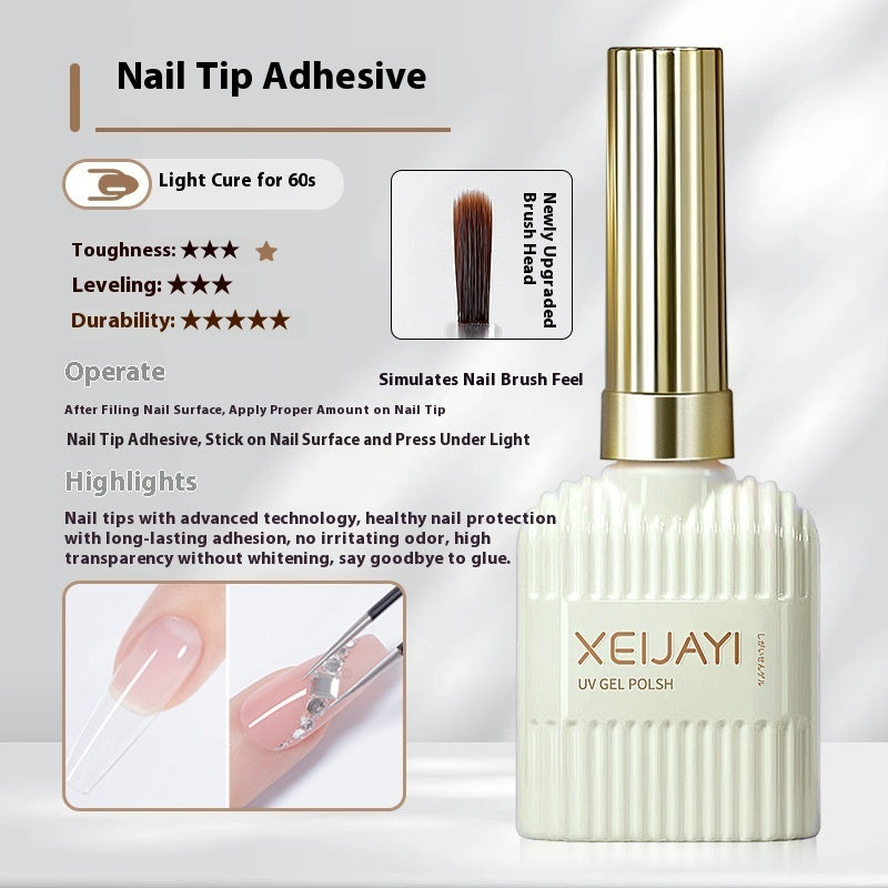 Glass Sealing Layer Reinforced Bottom Nail Tip Adhesive Wear Nail Polish Gel
