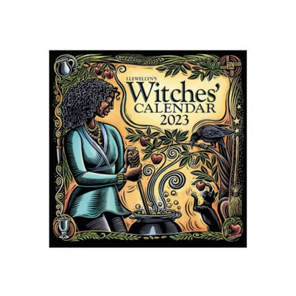 Coated Paper Witch Calendar Home Wall Calendar Decoration