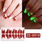New Christmas Luminous Nail Applique Nail Stickers