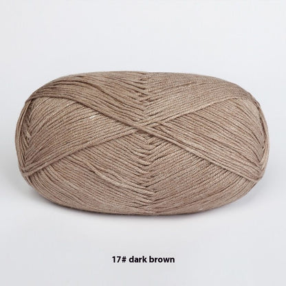 Tencel Bamboo Cotton Wool Ball Bamboo Charcoal Baby And Infant Children Crochet Fine Yarn