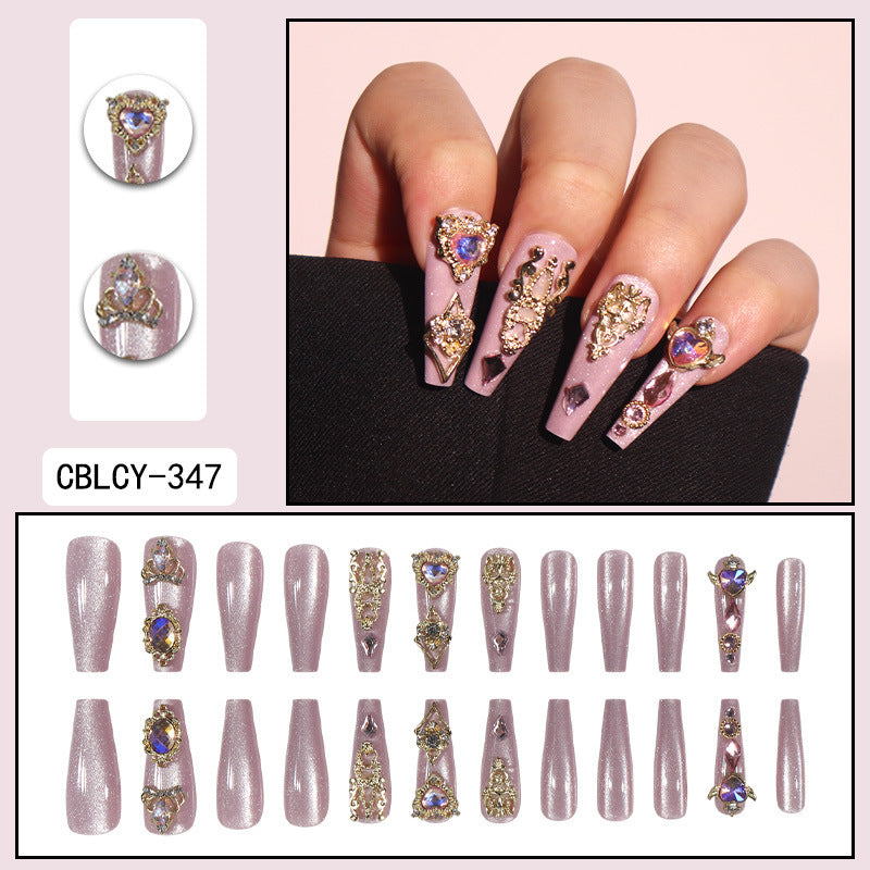European And American Ins Style Nail Stickers Hand Wear Fake Nails Nail Sticker