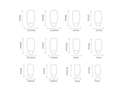 Fake Nails Stars And Moon