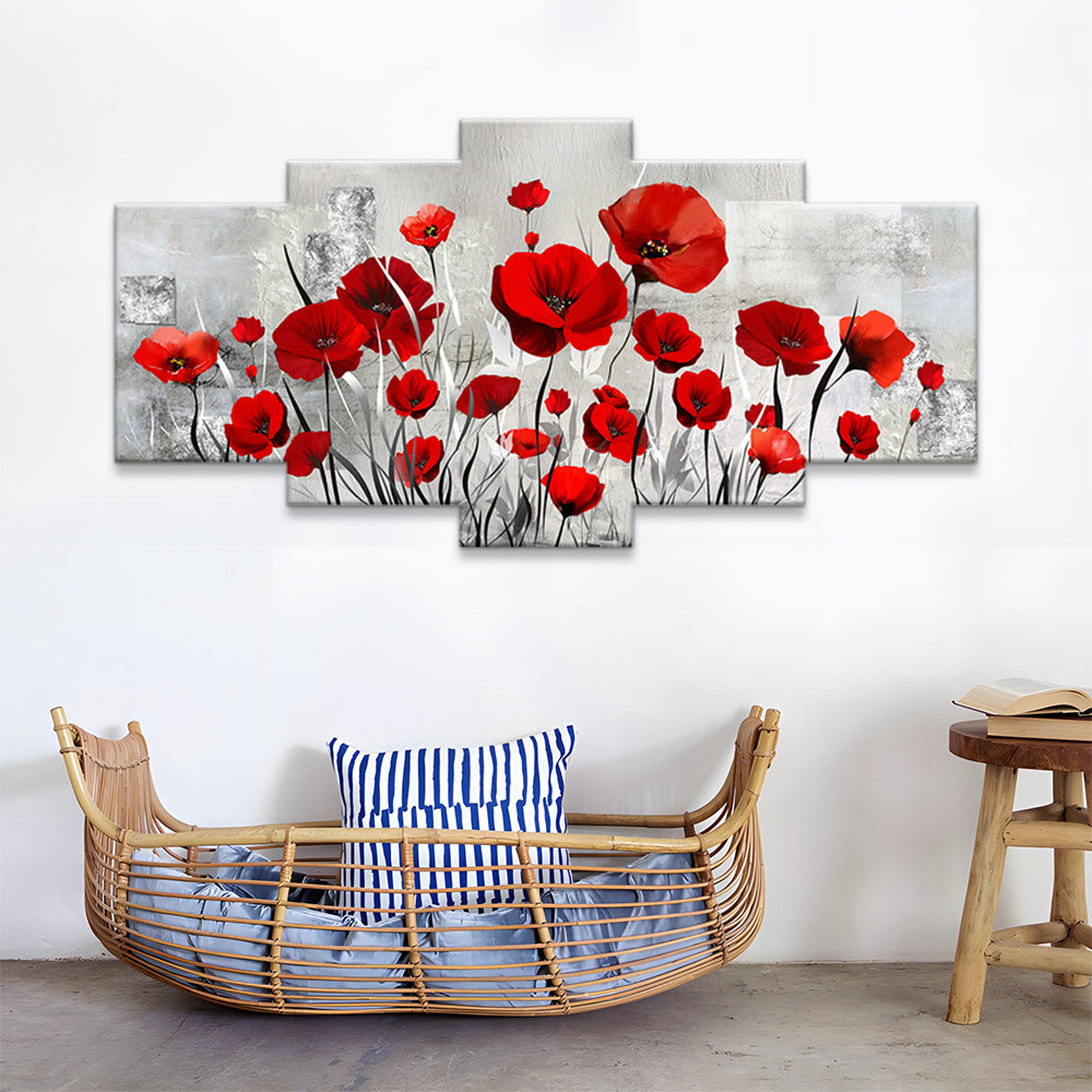 Background Wall Painting Flower Poster Art Painting Core