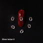26 Letter Alloy Nail Ornament Nail Crystal