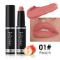 Matte Finish Makeup Lipstick Rotating Velvet Lasting No Stain On Cup