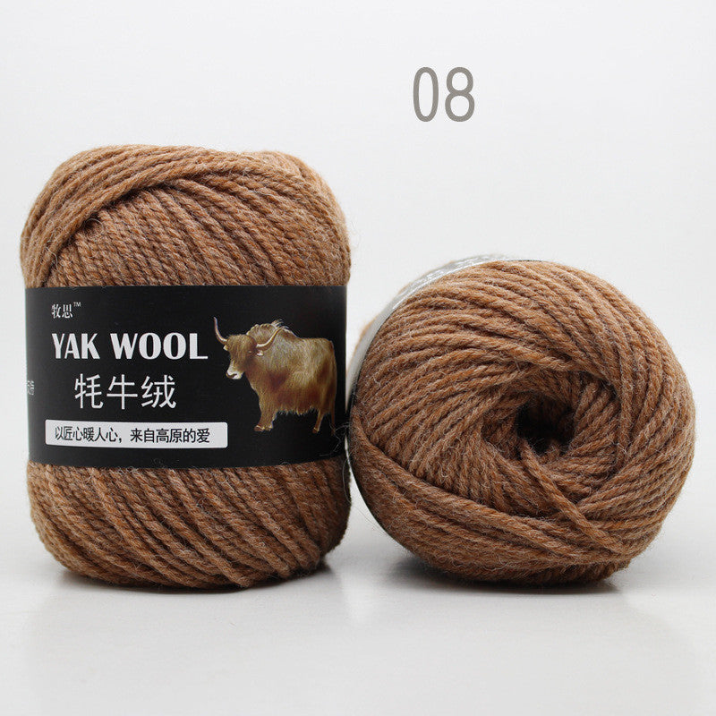 Cow Wool Yarn Scarf Thread Hat 245 Stick Needle Hand-knitted Medium Thick Coat