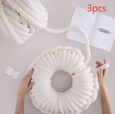 Super Thick Chunky Yarn Cotton Tube Yarn Merino Wool