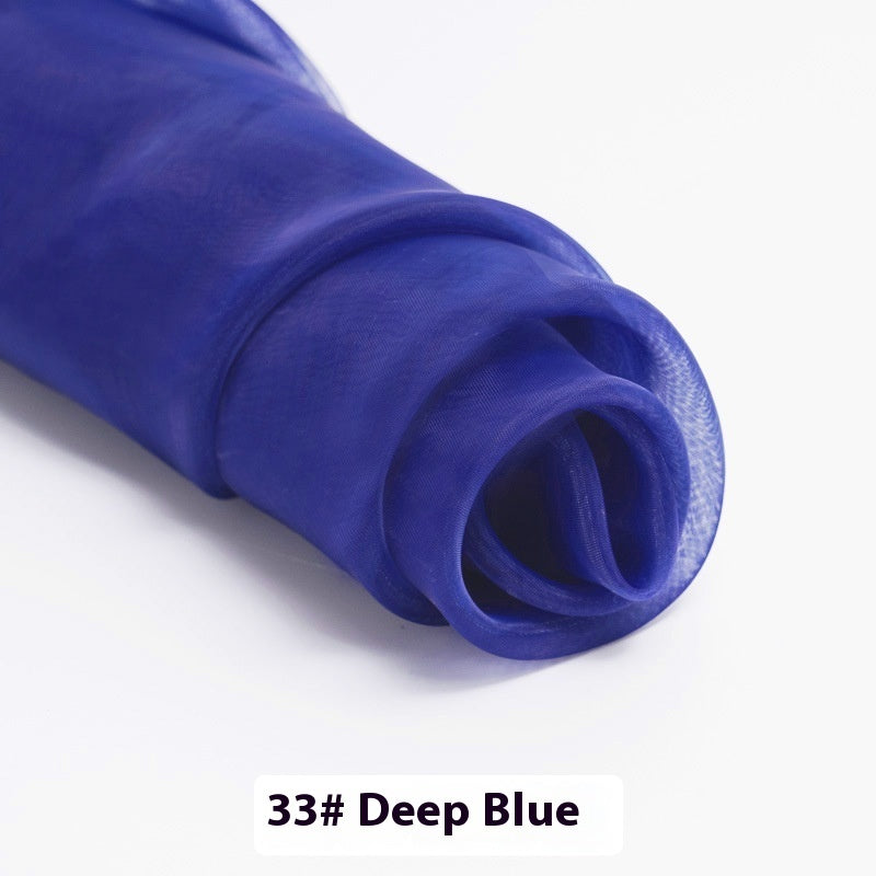 Fine-meshed Organza Fabric Yarn Sheer Yarn Wedding Dress