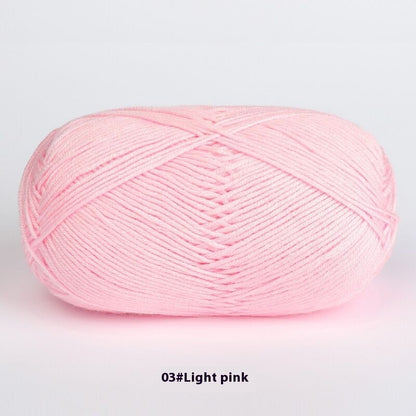 Tencel Bamboo Cotton Wool Ball Bamboo Charcoal Baby And Infant Children Crochet Fine Yarn