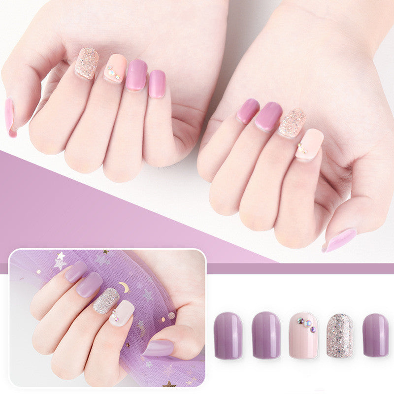 DIY Glitzerbox, wasserfester künstlicher Nagelflicken