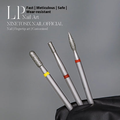 Pre-dismounting Polishing Head Set Of Diamond Sand For Manicure