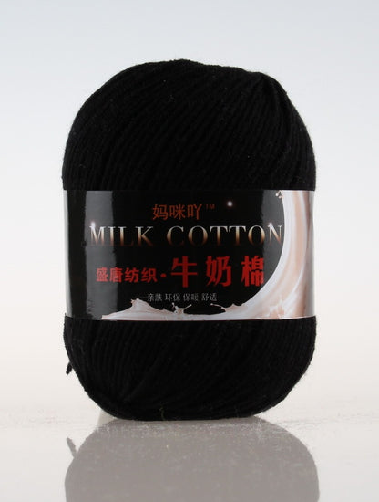 3-Strand Milk Cotton Wool DIY Doll Sweater Scarf Hat Cotton Yarn