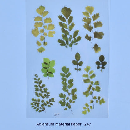 More Than Crystal Glue Flowers Material Stickers