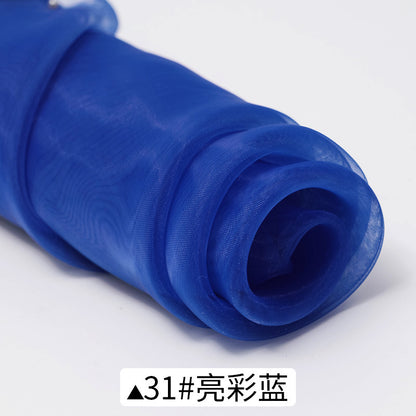 Fine-meshed Organza Fabric Yarn Sheer Yarn Wedding Dress