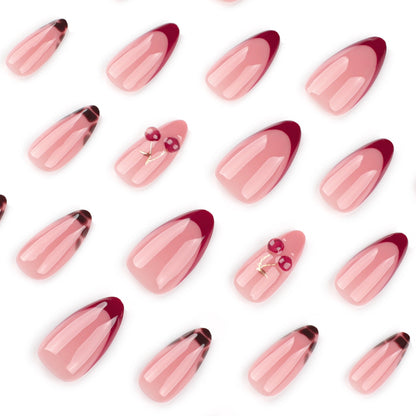European And American Wear Nail Almond Nail Cherry Nail Tips