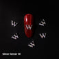 26 Letter Alloy Nail Ornament Nail Crystal